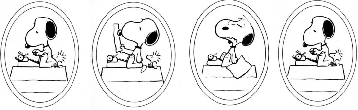 Snoopy-writing